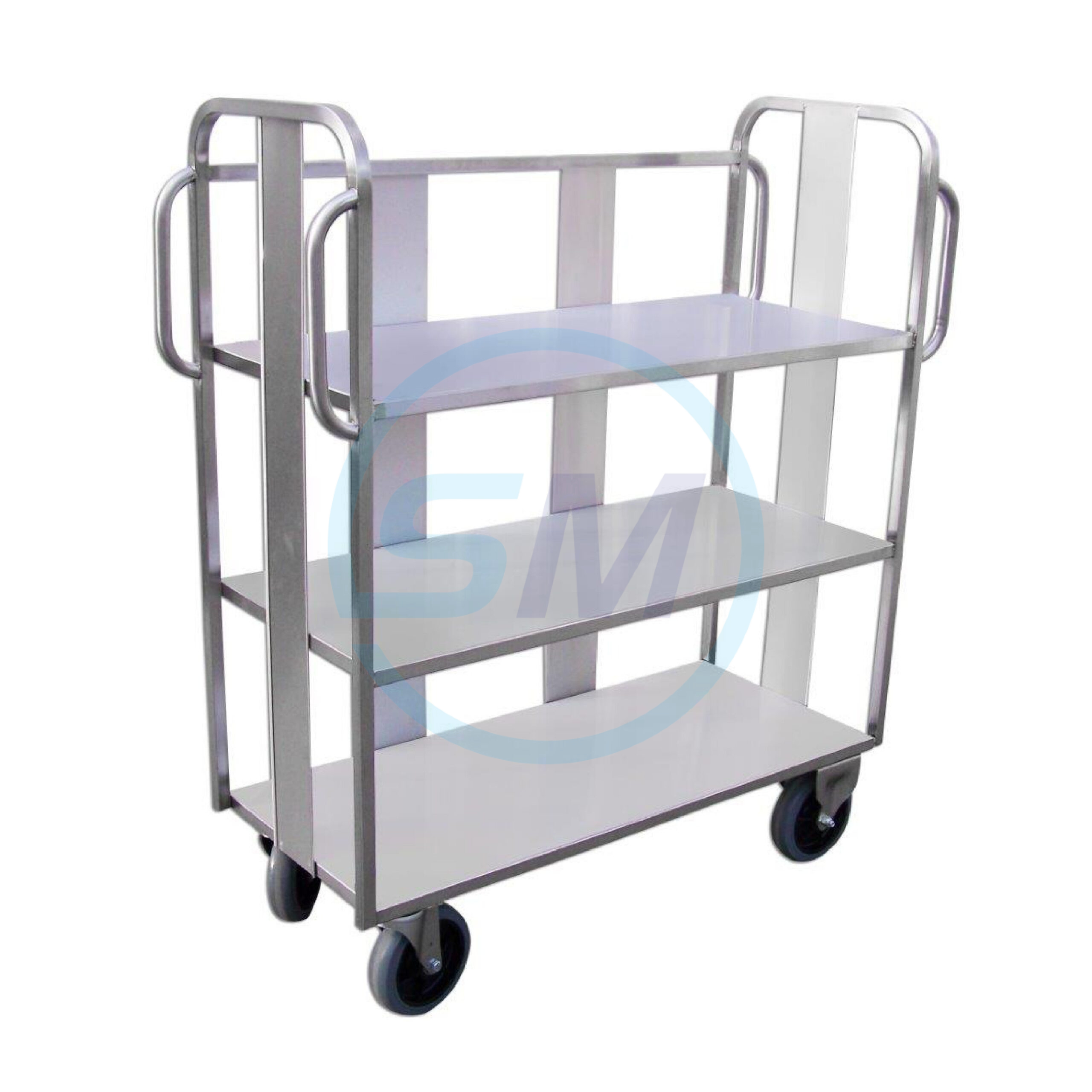 Large Linen Trolley Stainless Steel