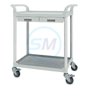 Viva Serve Two Shelf With Drawers Trolley