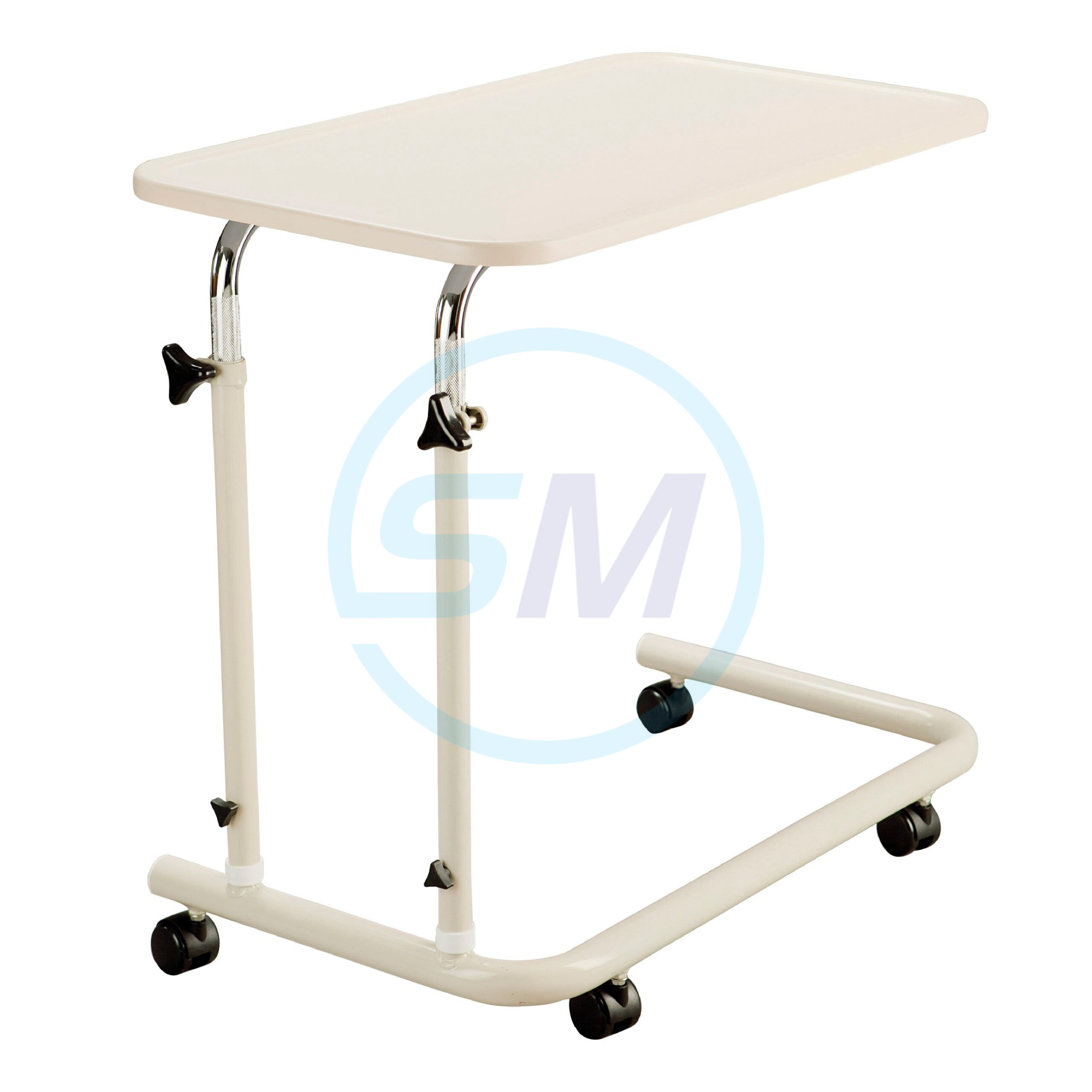 Overbed Twin Column Table Spring Lift