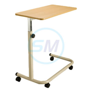 Overbed Single Column Table Spring Lift