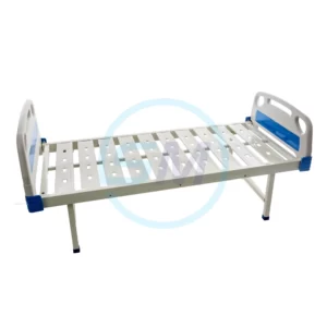 Hospital Flat Bed With Steel Headboard 02