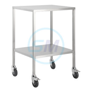 Stainless Two Shelves No Rails Trolley Juvo 500 x 600mm