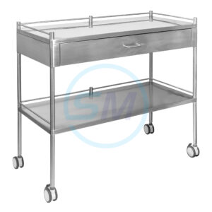 Stainless One Drawer Trolley Juvo 500 x 1200mm