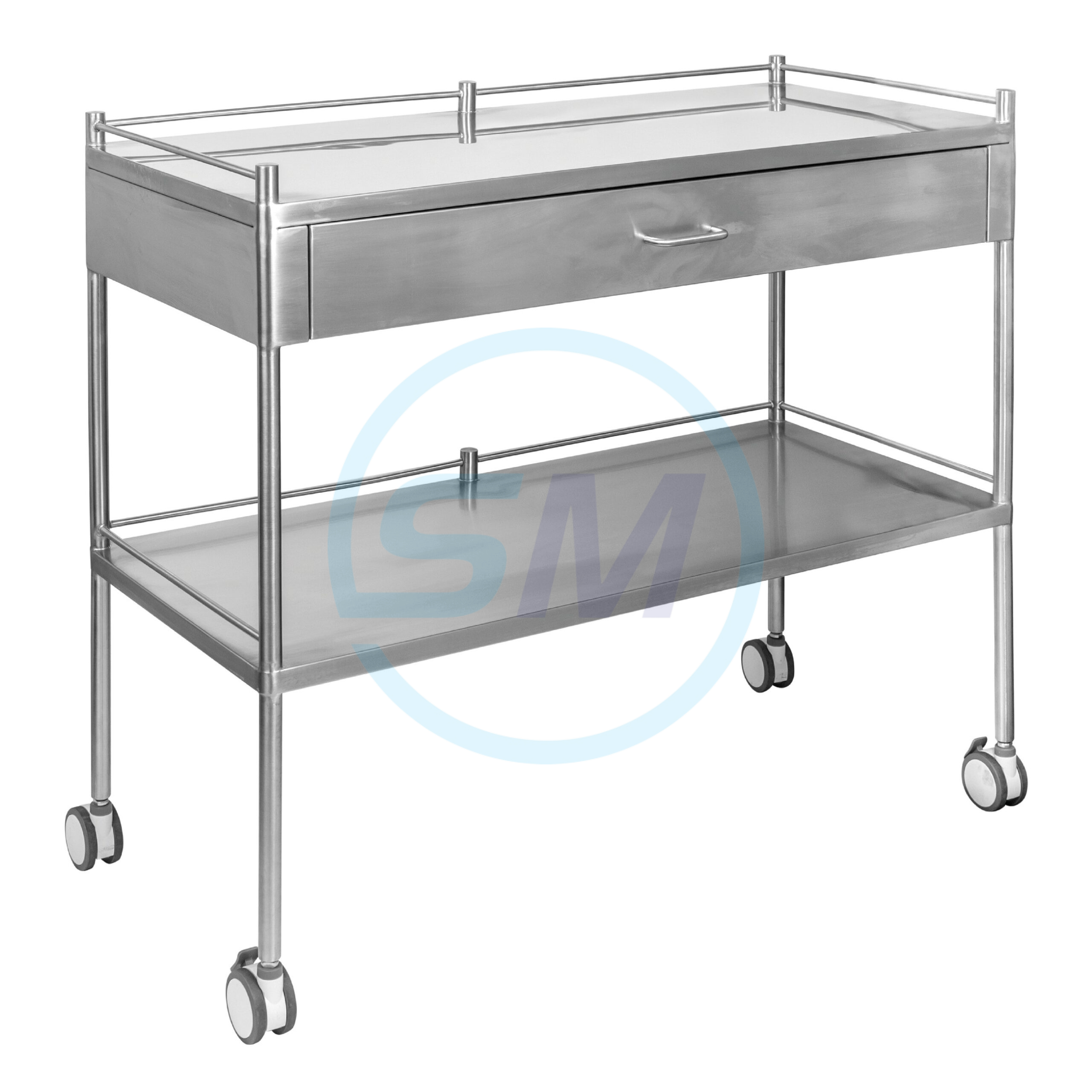Stainless One Drawer Trolley Juvo 500 x 1200mm