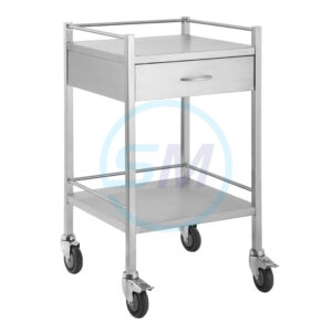 Stainless One Drawer Trolley Juvo 500 x 500mm