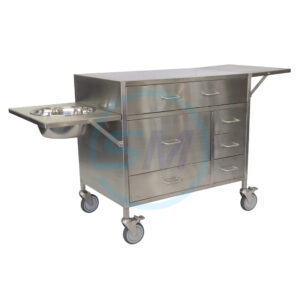 Stainless 6 Drawer Plaster Trolley