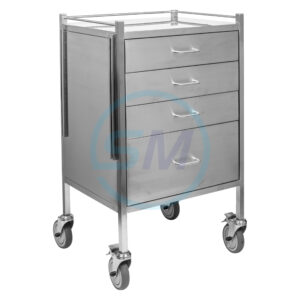 Stainless Anesthesia Trolley
